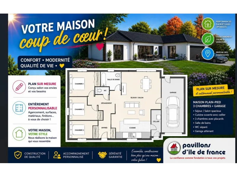 Pif Pp, modèle de maison Pavillons d'Île-de-France