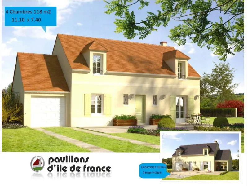 Maison neuve à Quincy-Voisins