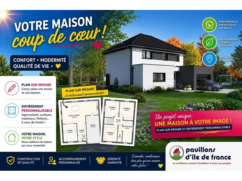 Maison neuve à Le Plessis-Belleville
