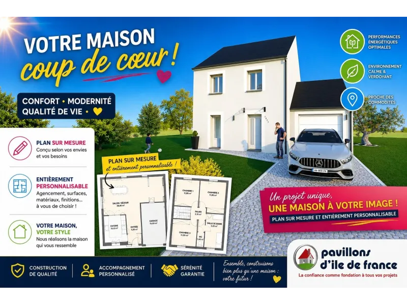 Maison neuve à Longperrier