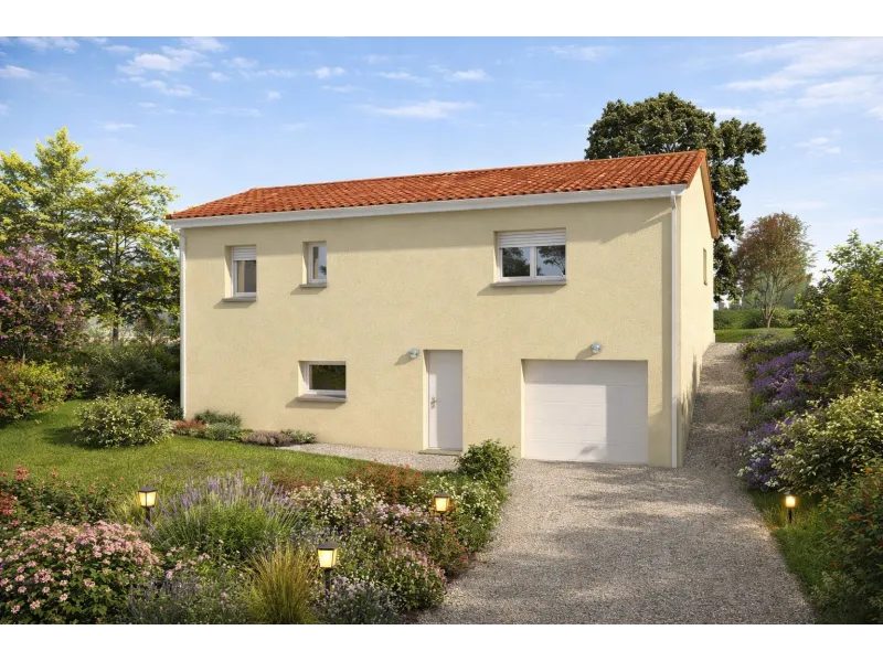 Maison neuve à Lafeuillade-en-Vézie