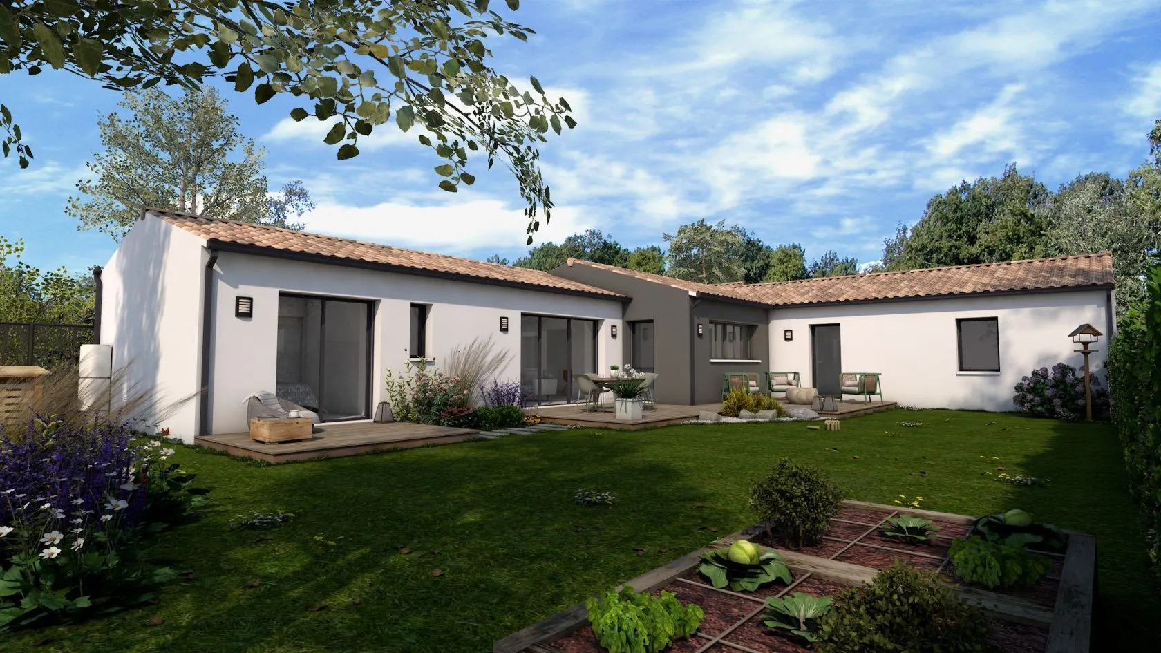 Maison neuve 151 m² à Pont-l'Abbé-d'Arnoult (17250)