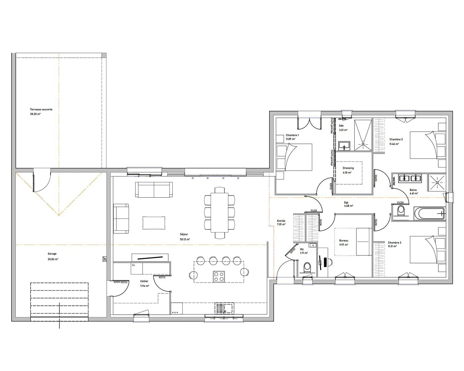 Maison neuve 130 m² à Royan (17200)