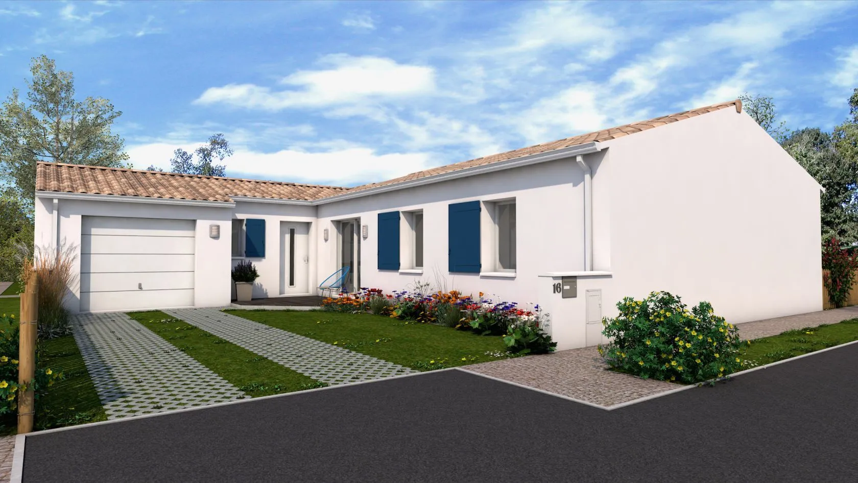 Maison neuve 104 m² à Cherveux (79410)