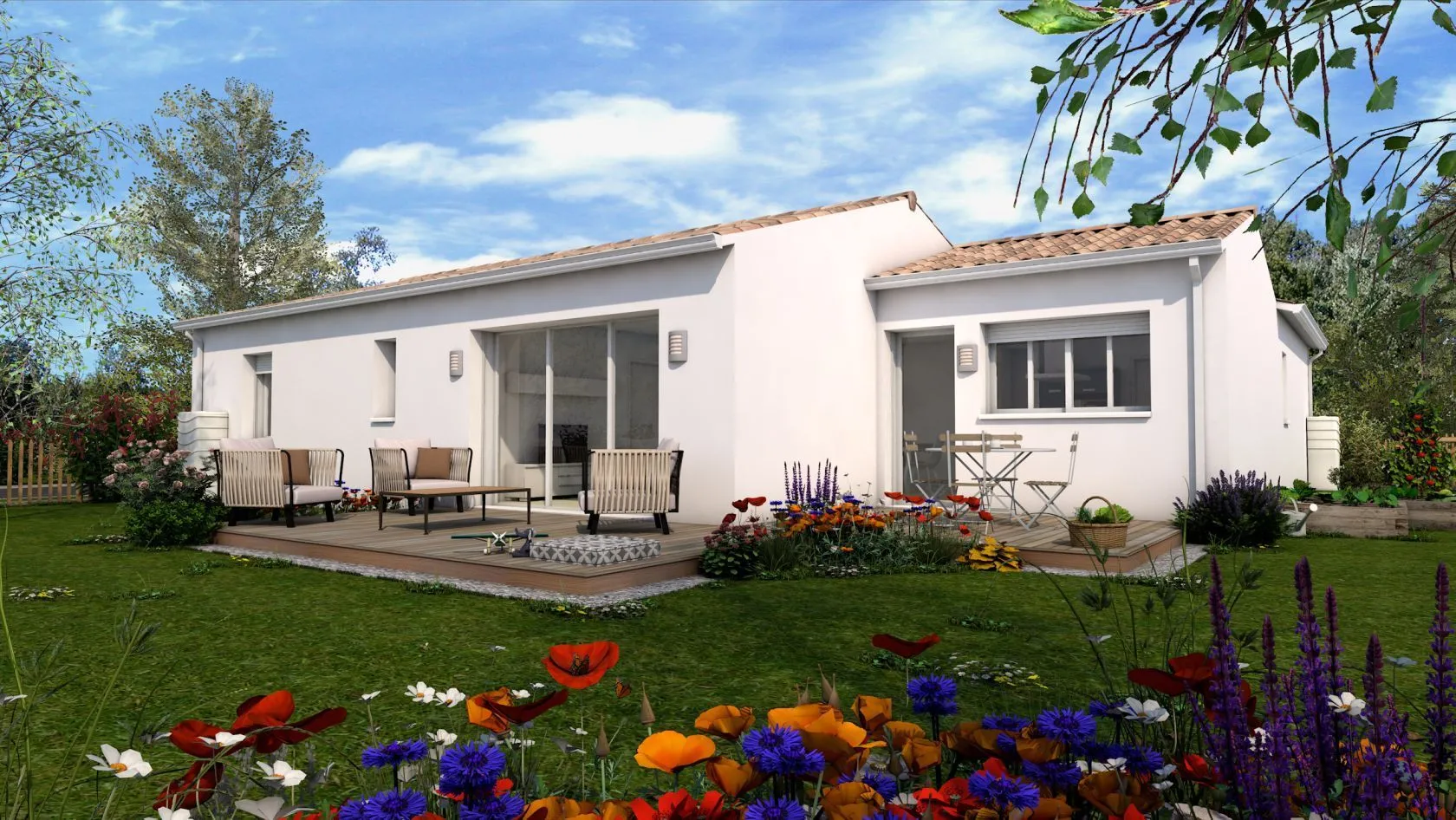 Maison neuve 104 m² à Cherveux (79410)