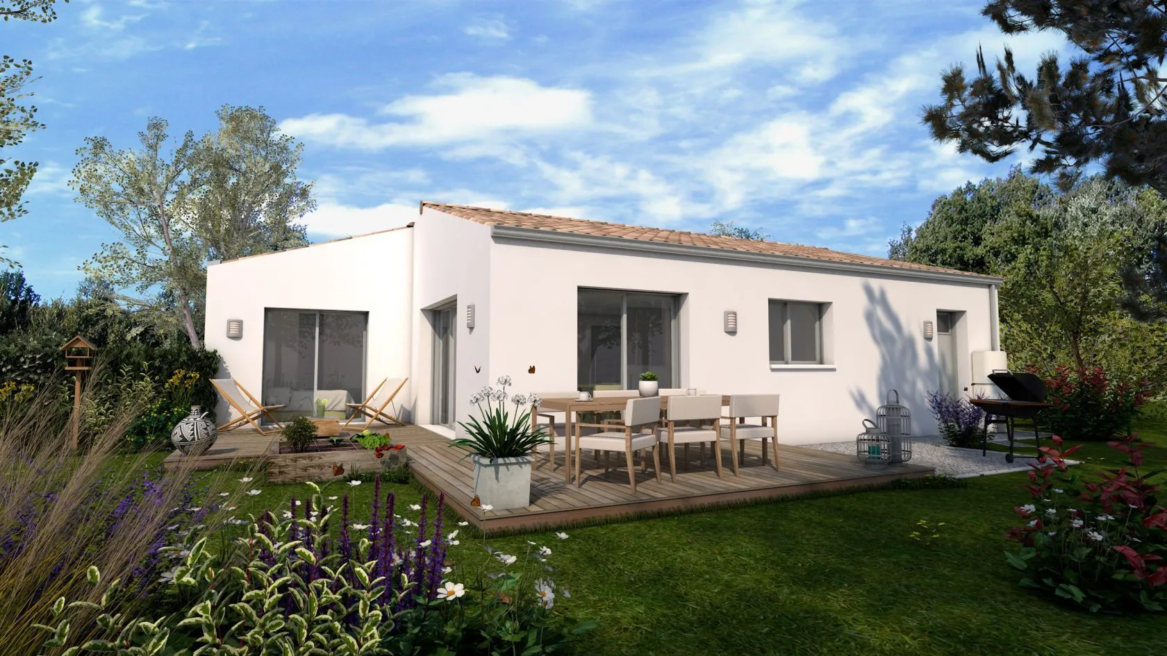 Maison neuve 92 m² à Échiré (79410)