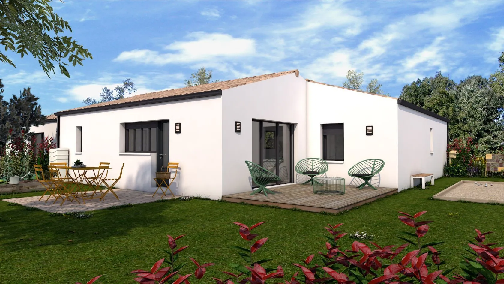 Maison neuve 90 m² à Écoyeux (17770)