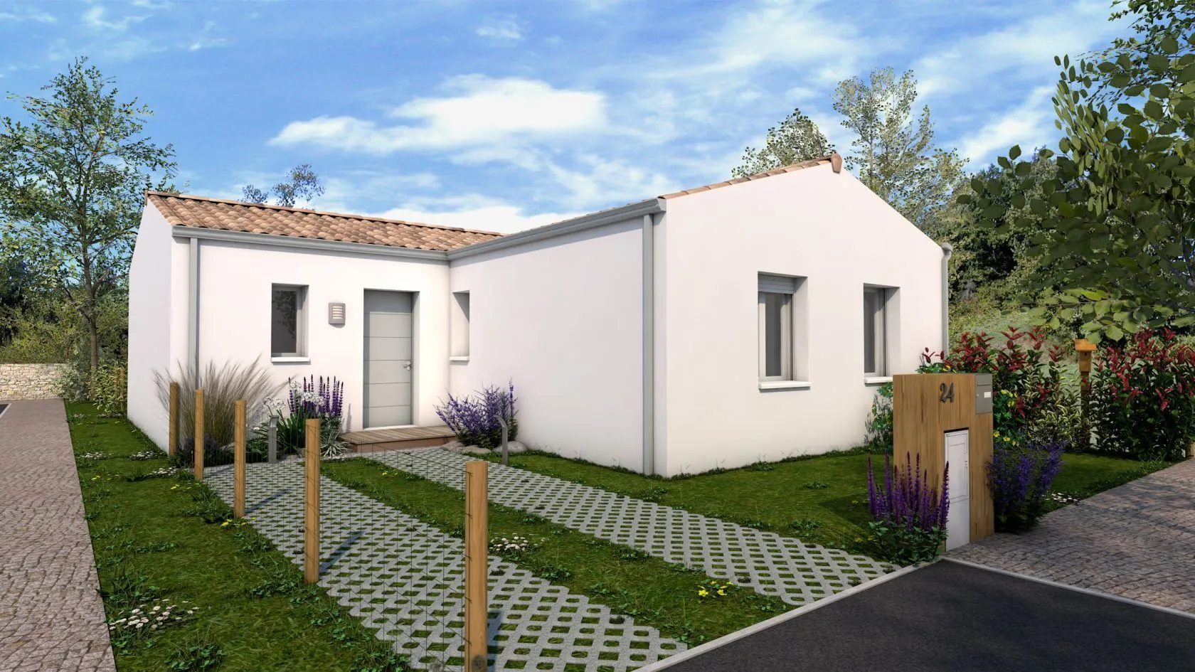 Maison neuve 80 m² à Courçon (17170)