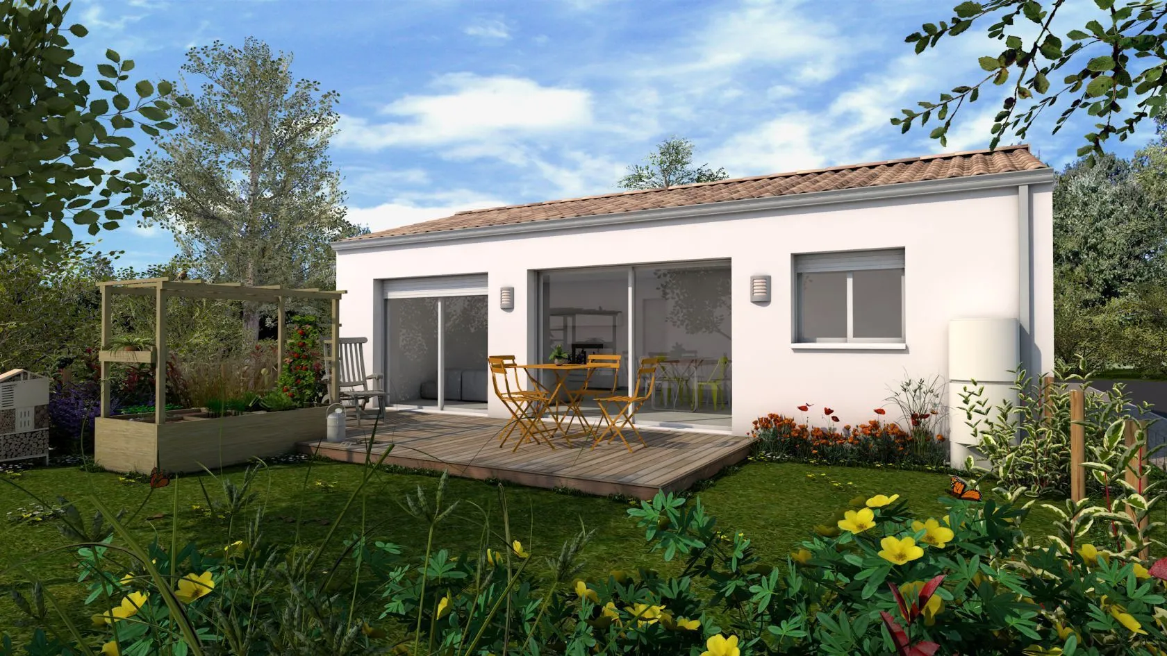 Maison neuve 80 m² à Courçon (17170)