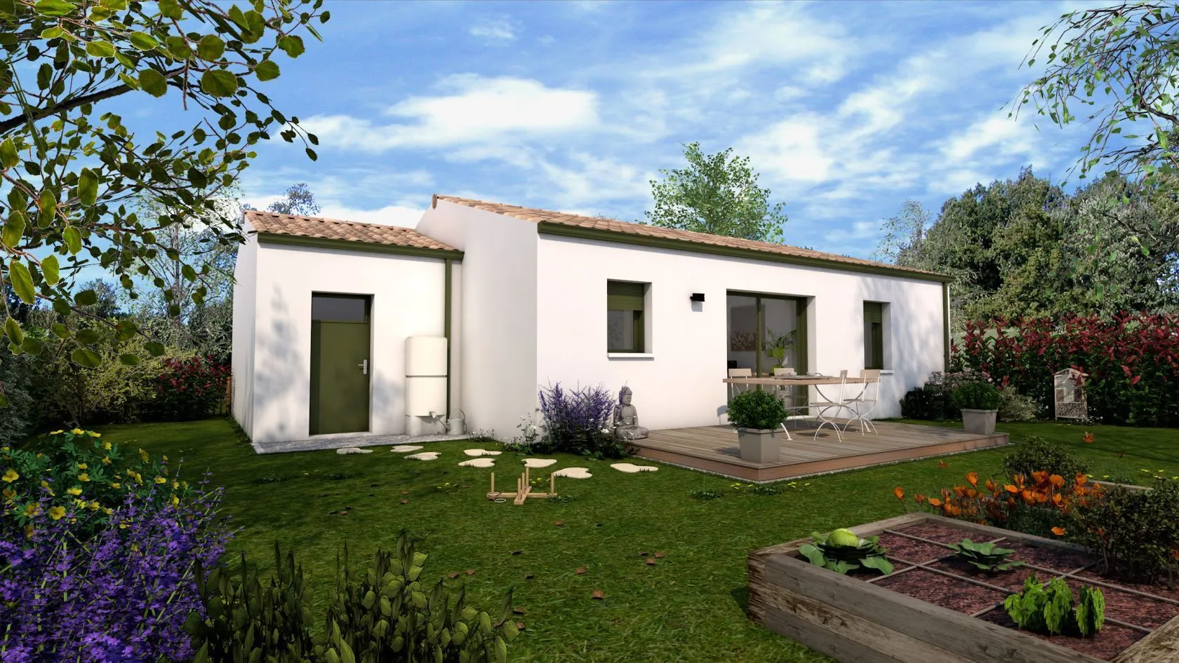 Maison neuve 68 m² à Bouhet (17540)