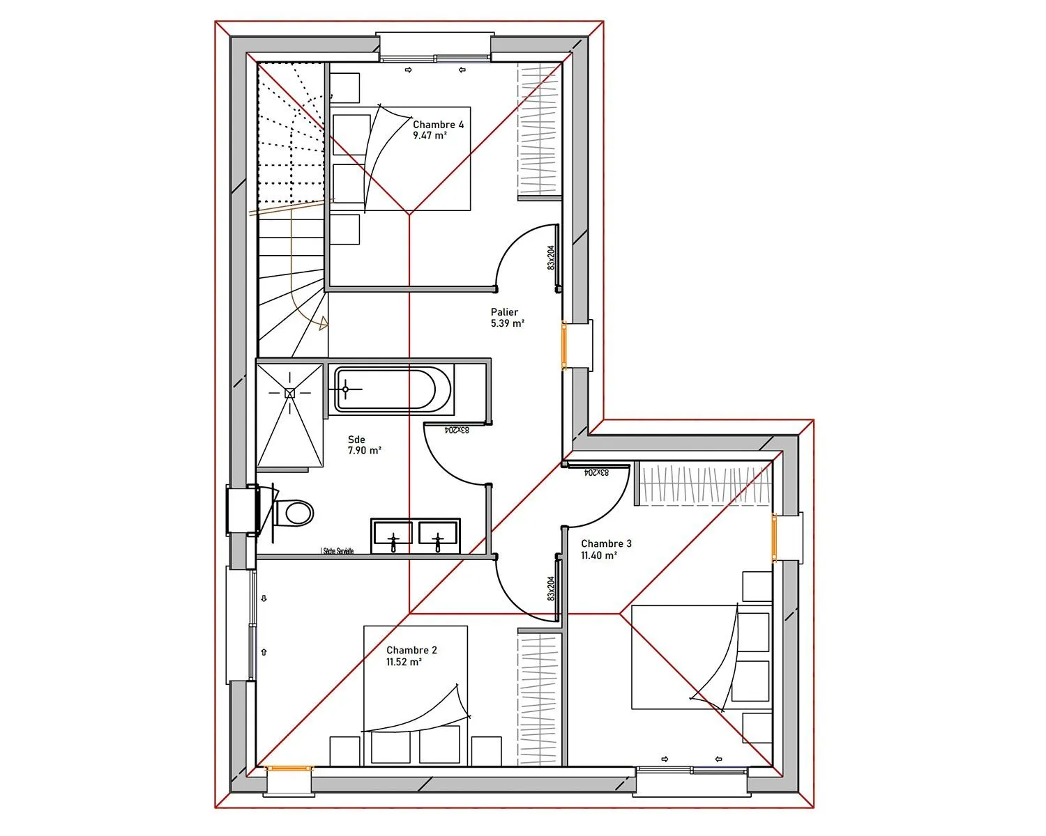 Maison neuve 165 m² à Médis (17600)