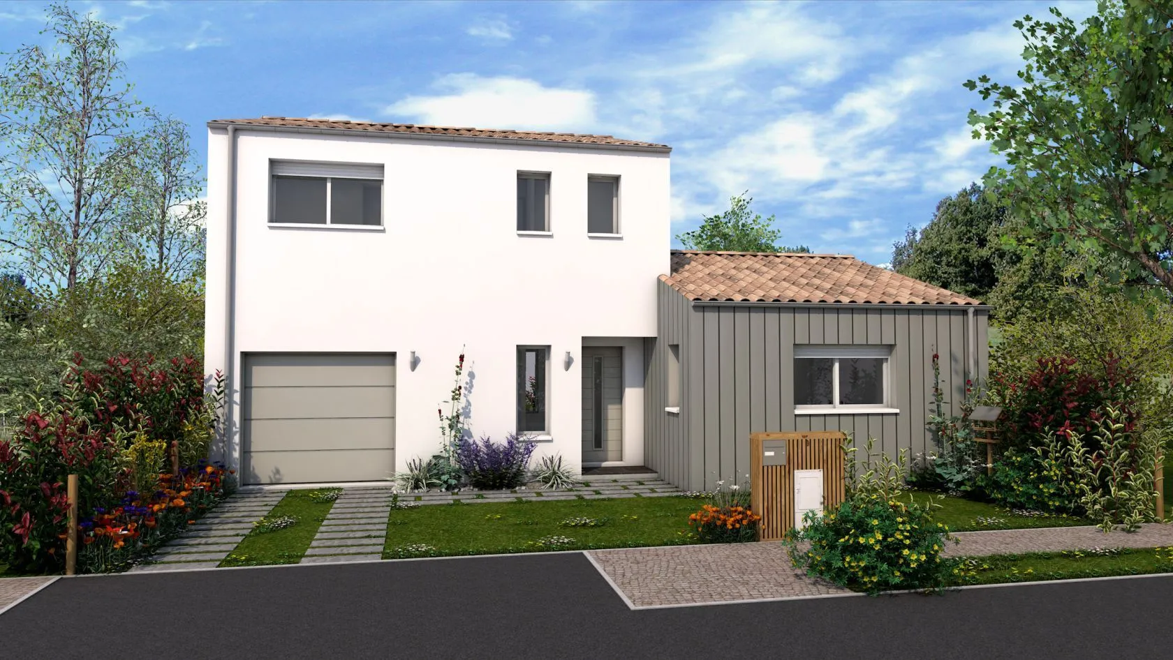 Maison neuve 147 m² à Saint-Maxire (79410)