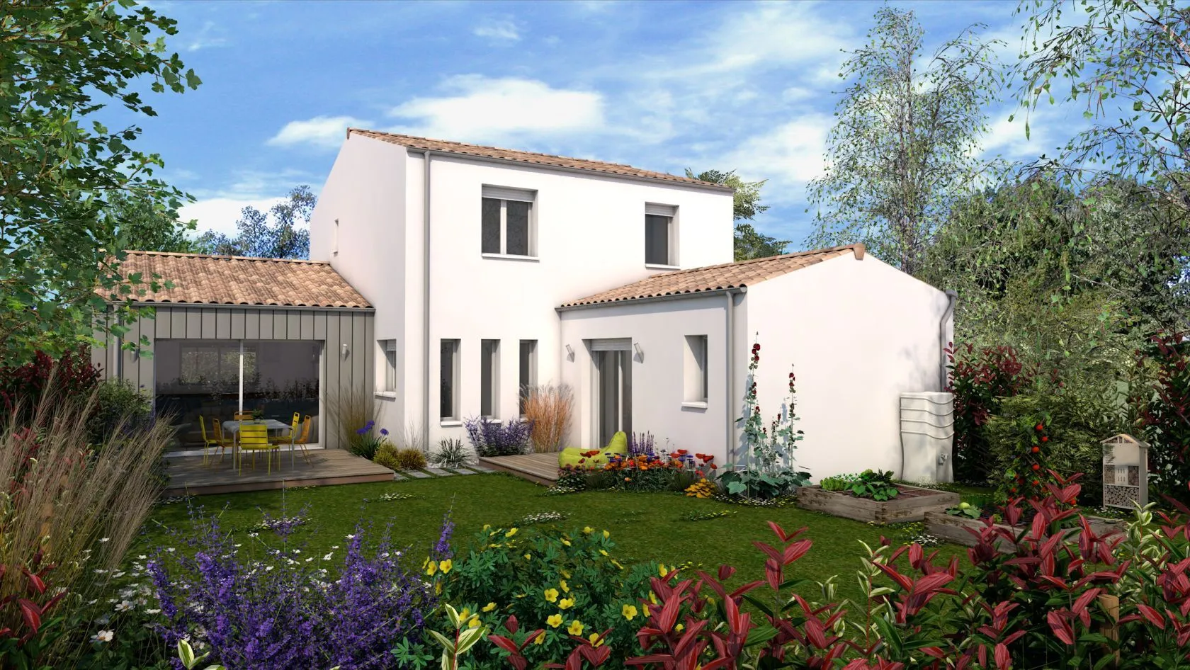 Maison neuve 147 m² à Saint-Maxire (79410)