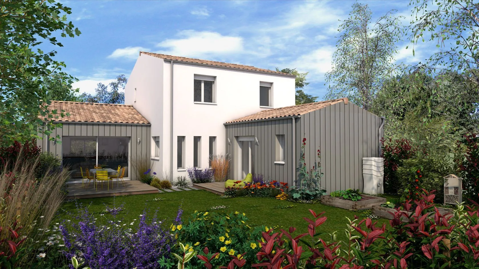 Maison neuve 147 m² à Saint-Maxire (79410)