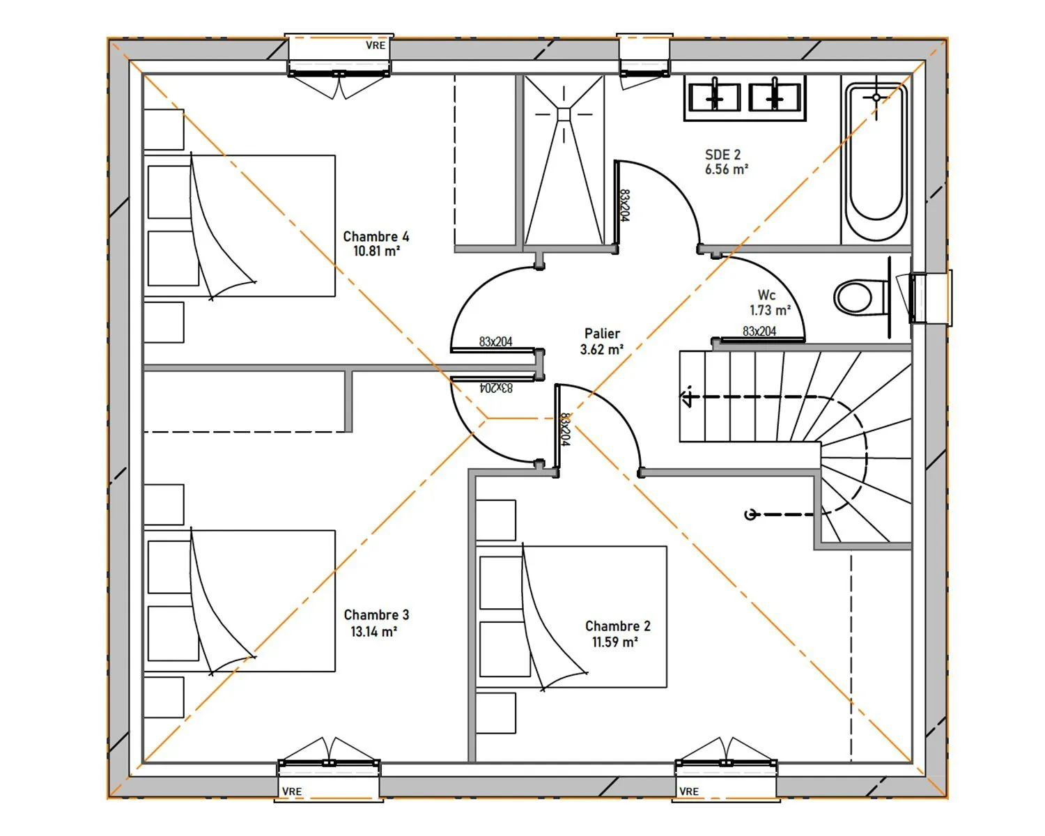 Maison neuve 145 m² à Plassay (17250)