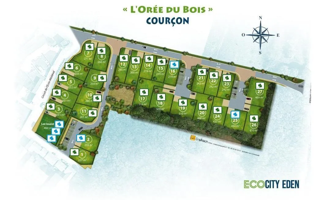 Maison neuve 80 m² à Courçon (17170)