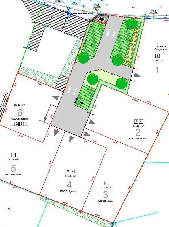 Terrain à bâtir 441 m² à Sainte-Soulle (17220)
