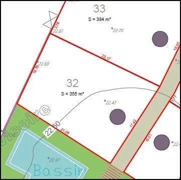 Terrain à bâtir 385 m² à Saint-Georges-de-Didonne (17110)