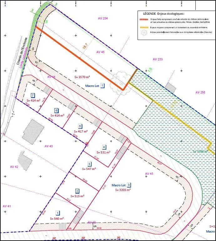 Terrain à bâtir 540 m² à Saujon (17600)