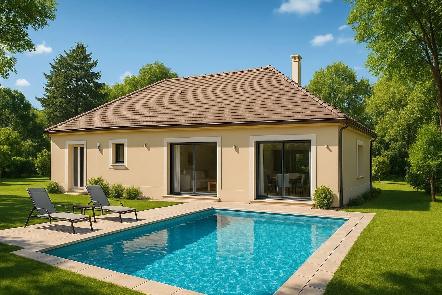 Maison neuve 125 m² à Oissery (77178)