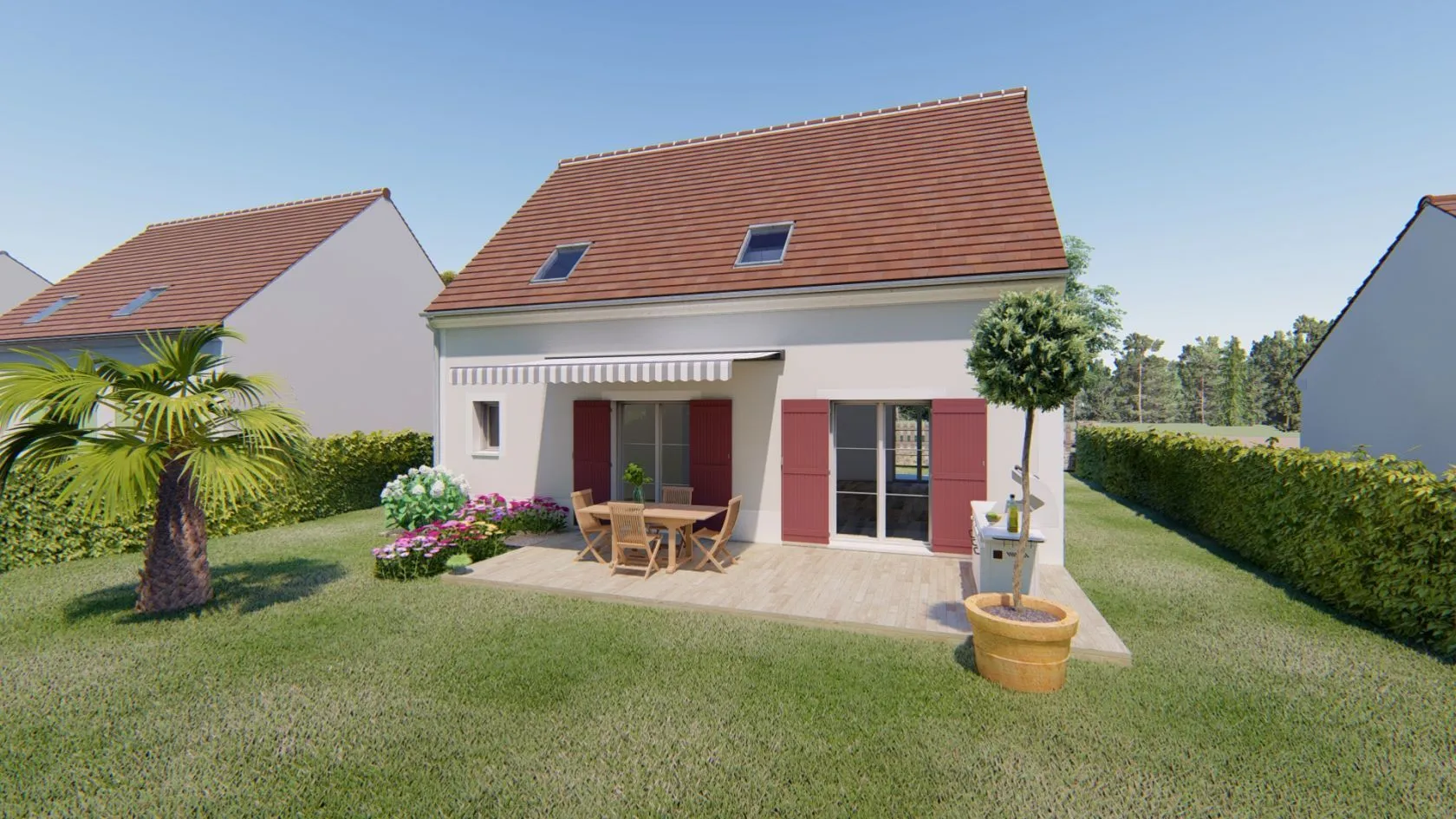 Maison neuve 120 m² à Ognes (60440)