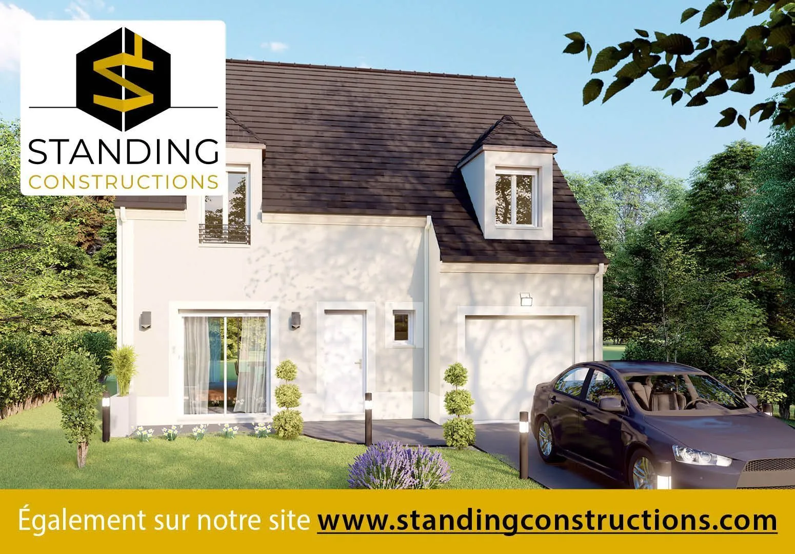 Maison neuve 150 m² à Chessy (77700)
