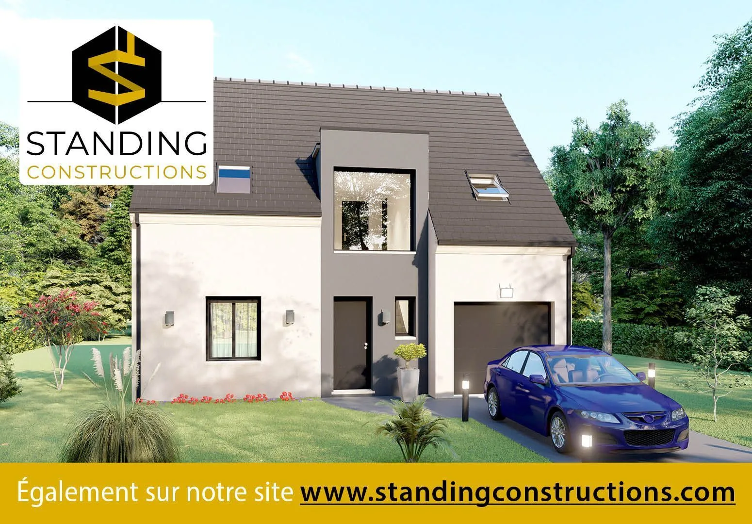 Maison neuve 150 m² à Chessy (77700)