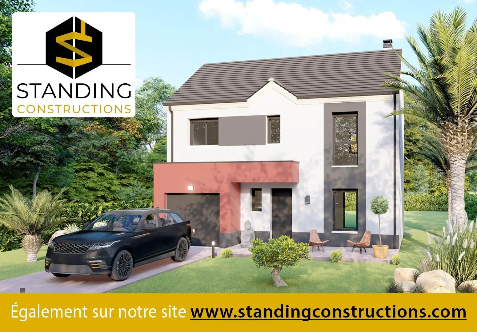 Maison neuve 150 m² à Chessy (77700)