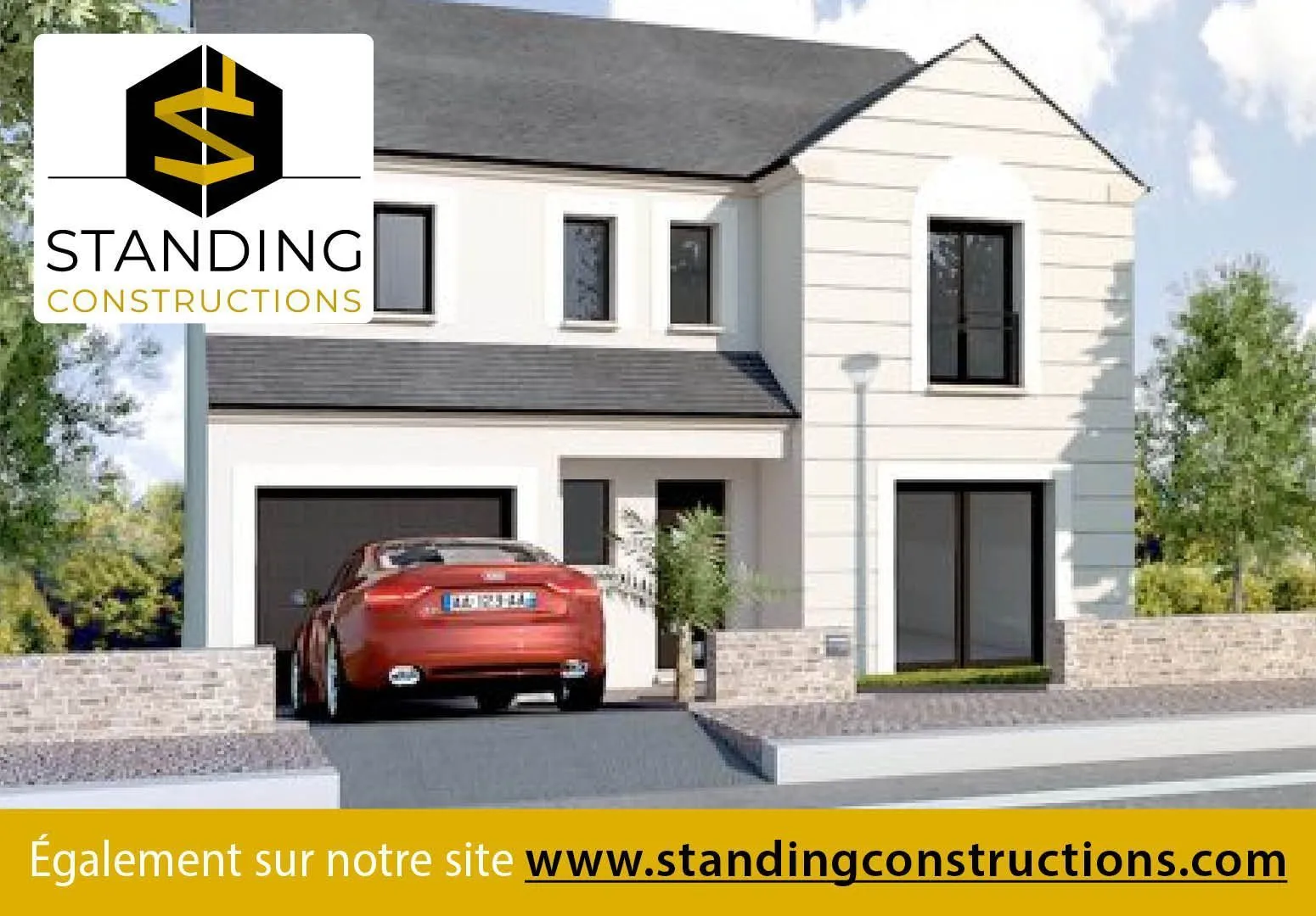 Maison neuve 150 m² à Chessy (77700)