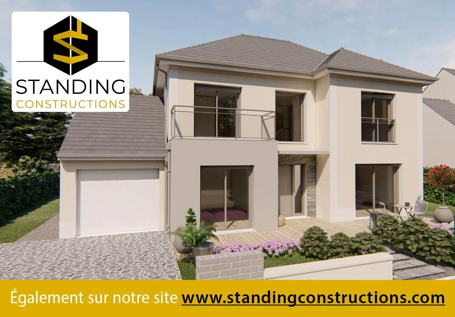 Maison neuve 150 m² à Chessy (77700)