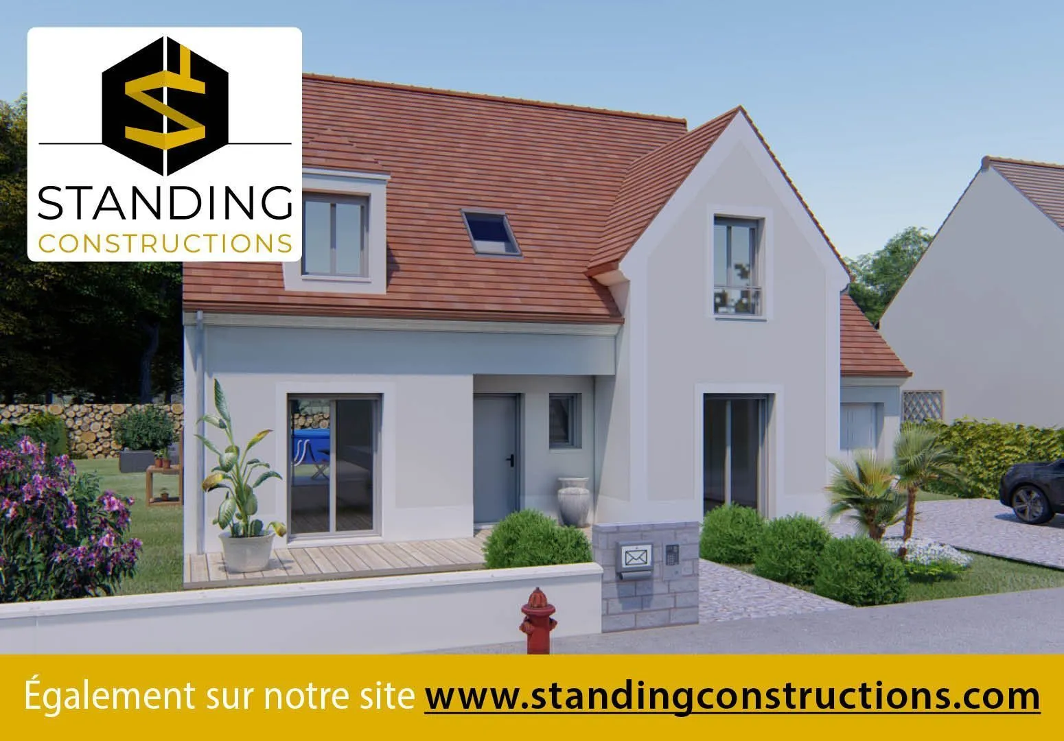 Maison neuve 150 m² à Chessy (77700)