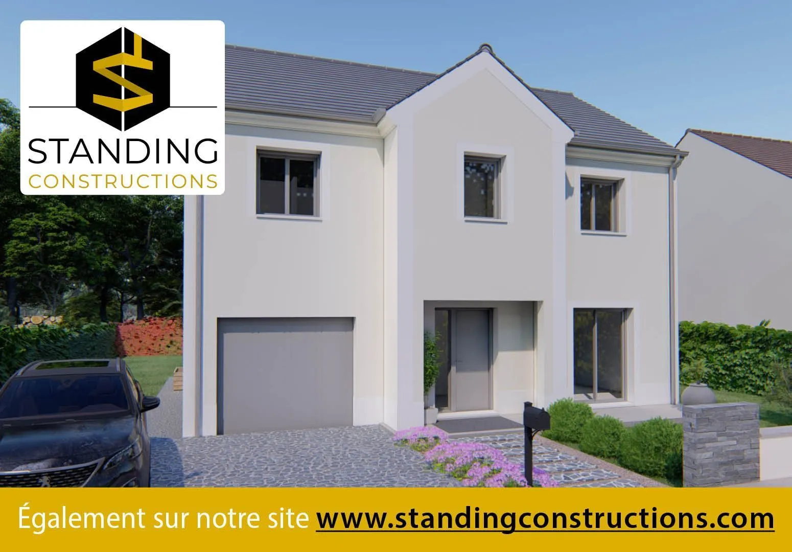 Maison neuve 150 m² à Chessy (77700)
