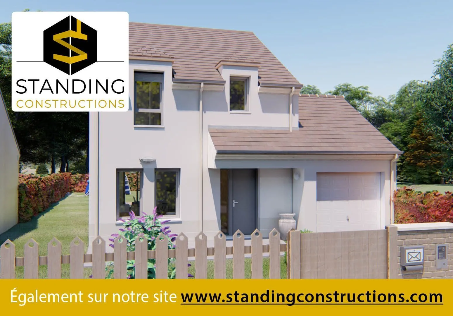 Maison neuve 150 m² à Chessy (77700)