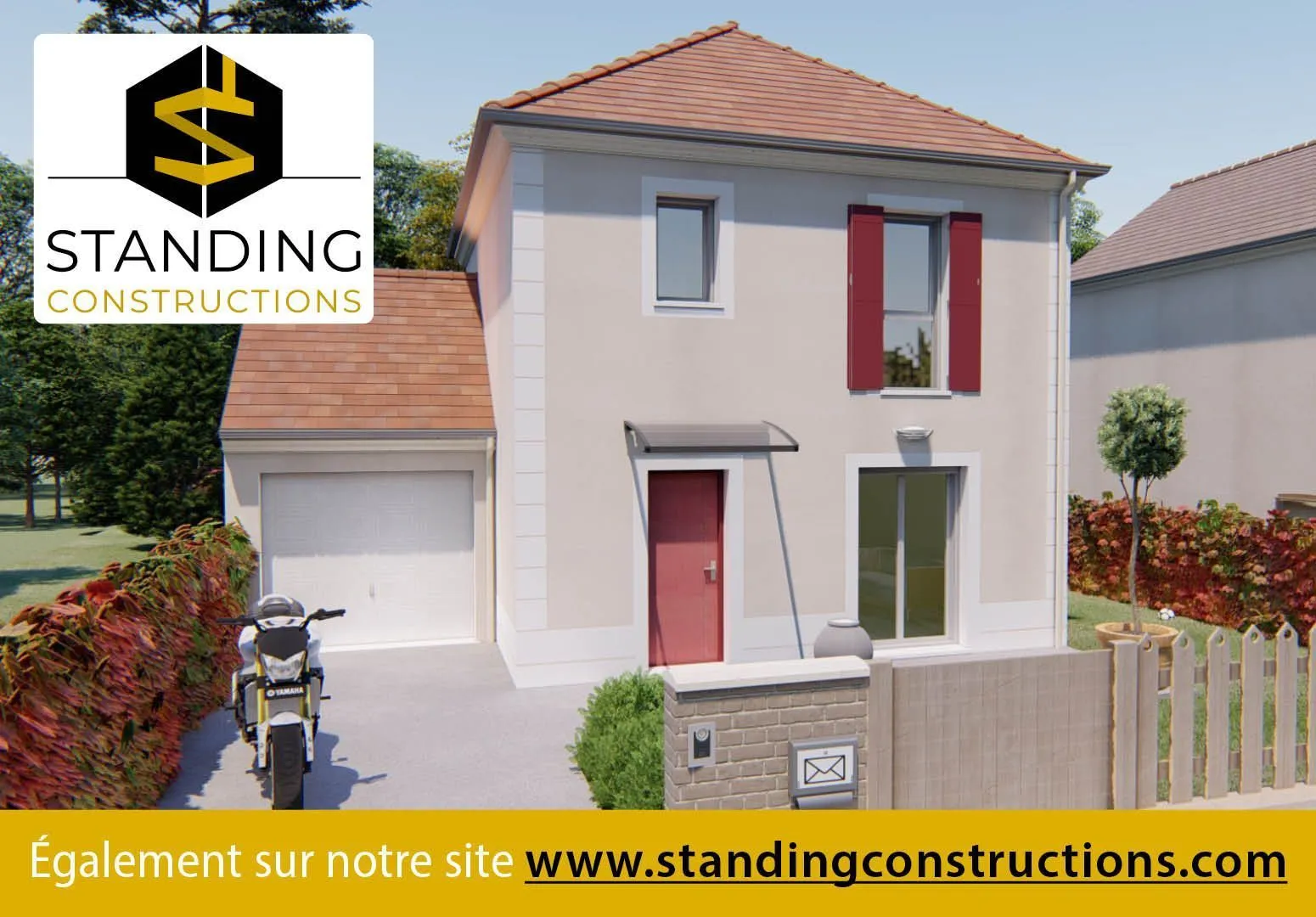 Maison neuve 150 m² à Chessy (77700)