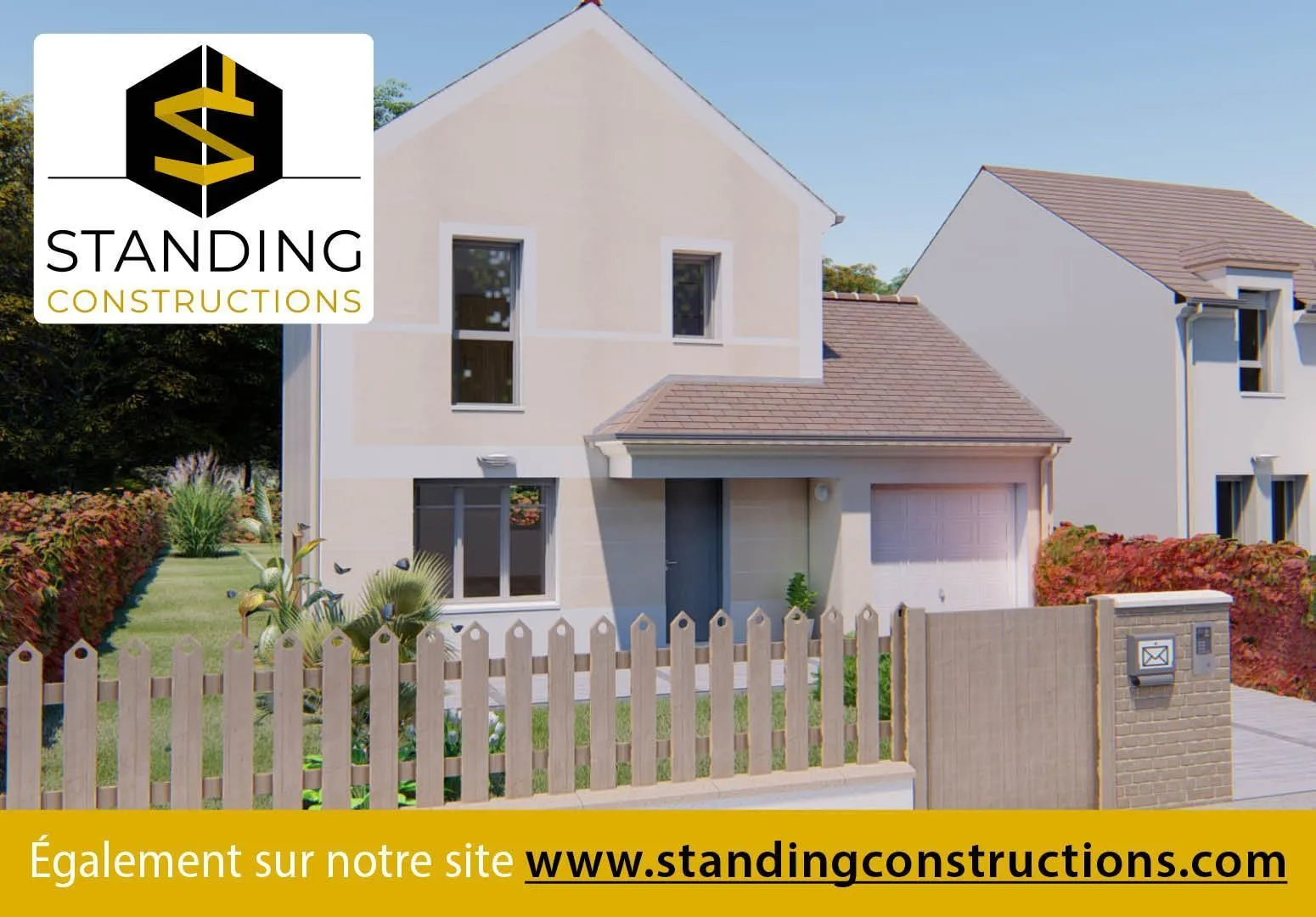 Maison neuve 150 m² à Chessy (77700)