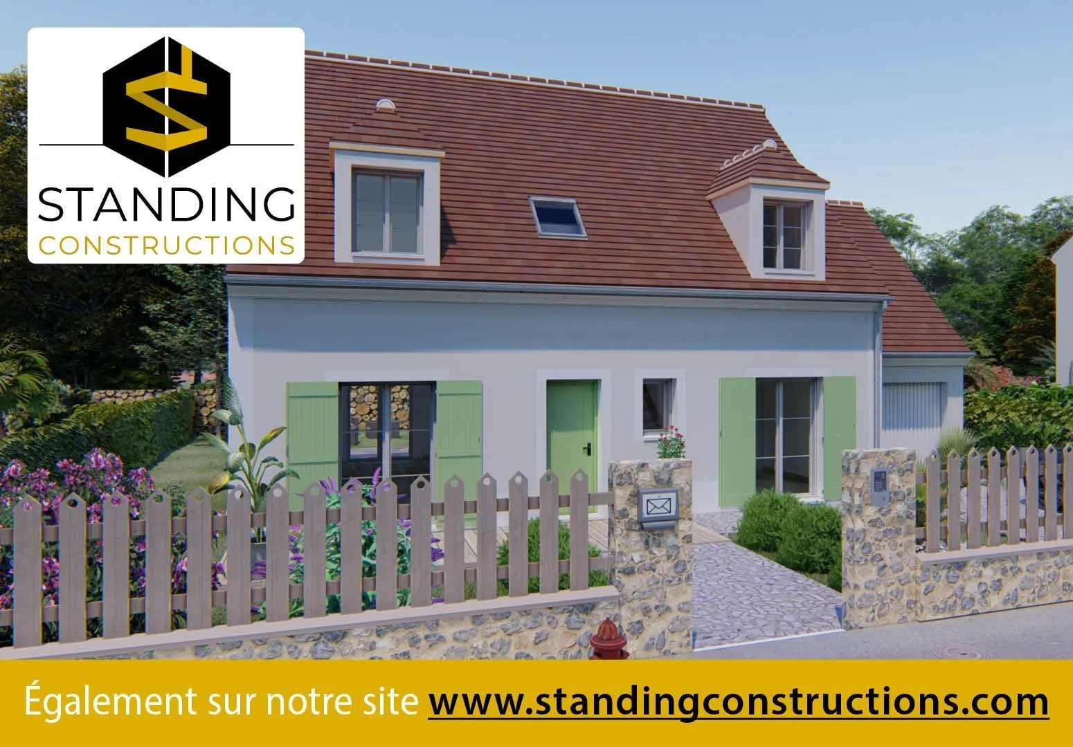 Maison neuve 150 m² à Chessy (77700)