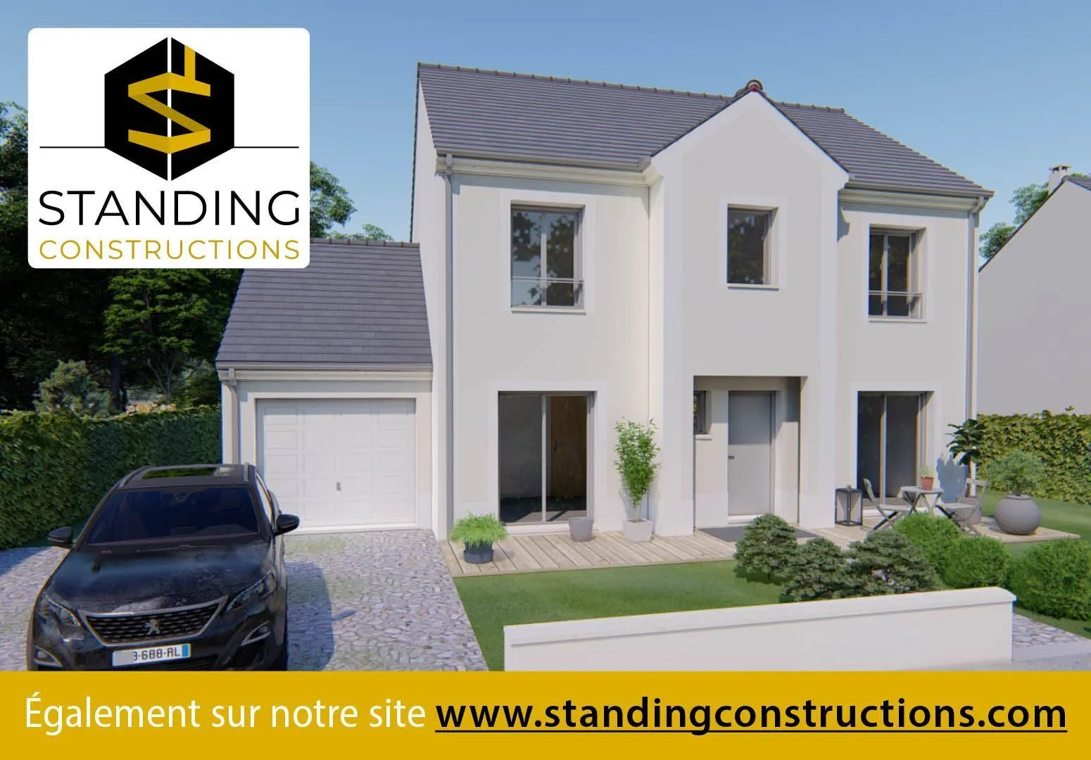 Maison neuve 150 m² à Chessy (77700)