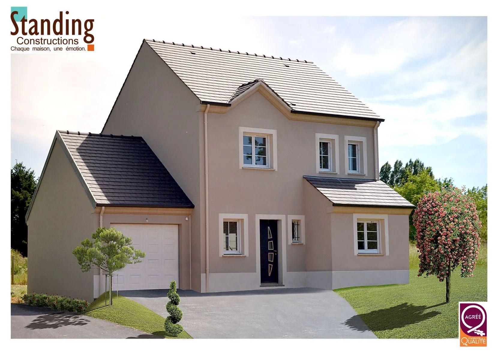 Maison neuve 98 m² à Coupvray (77700)