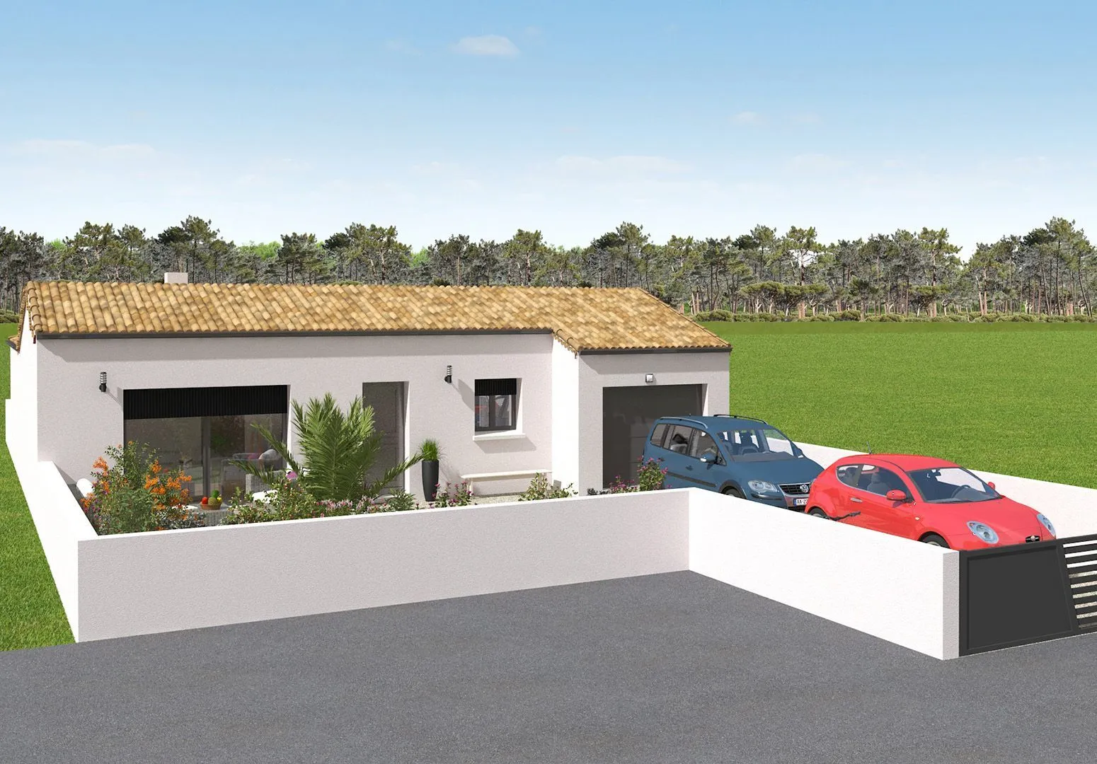 Maison neuve 86 m² à Ballon (17290)