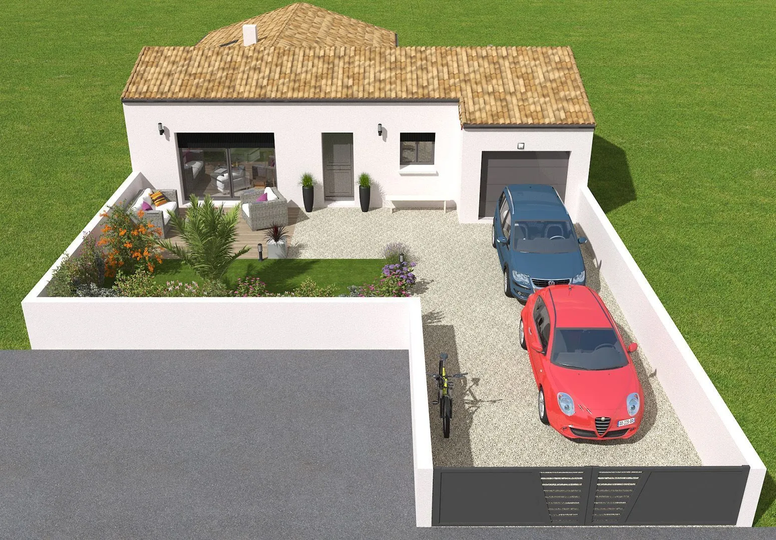 Maison neuve 86 m² à Ballon (17290)