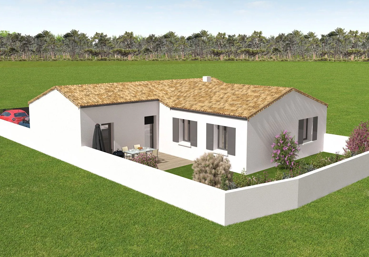 Maison neuve 86 m² à Ballon (17290)
