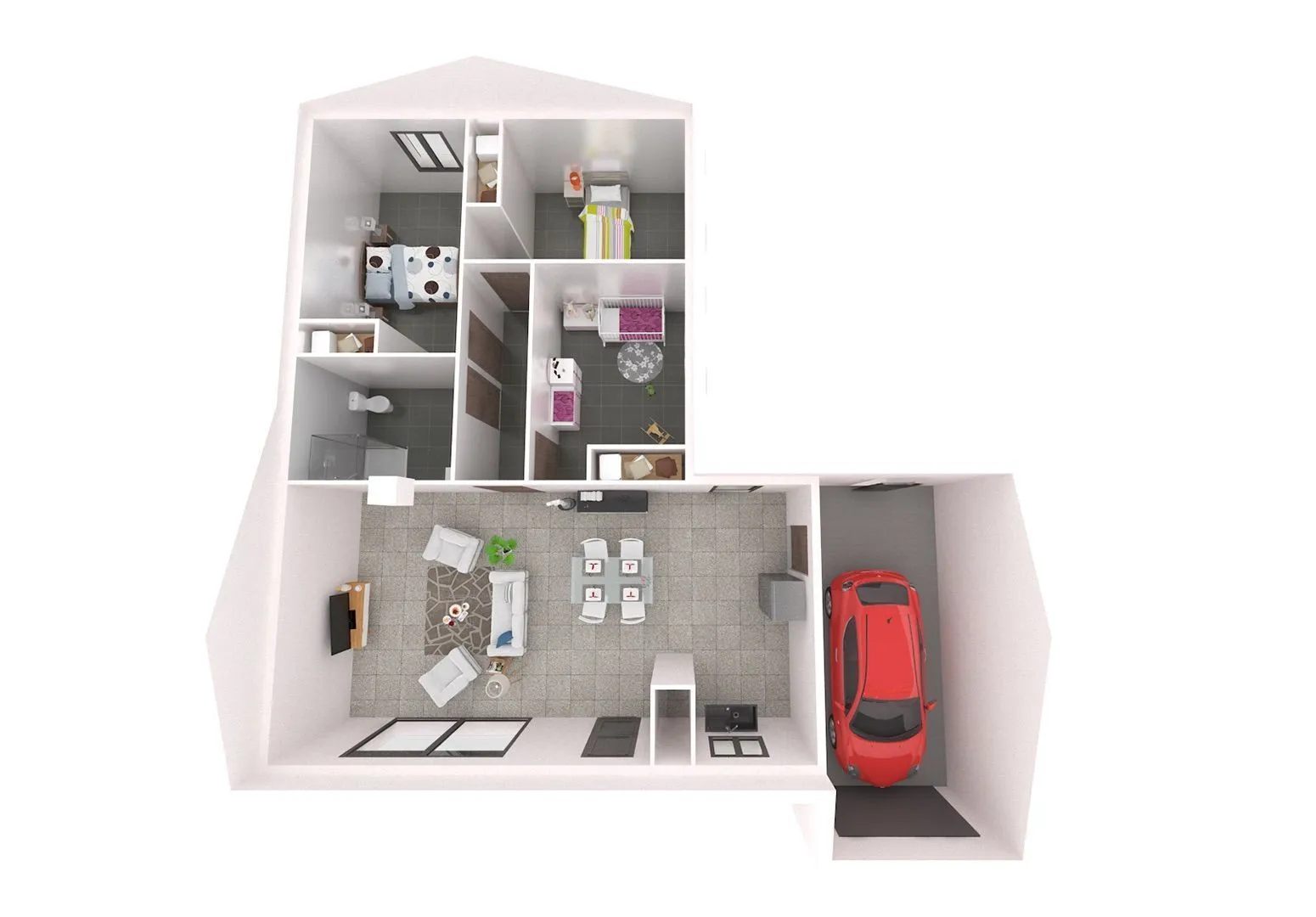 Maison neuve 86 m² à Ballon (17290)