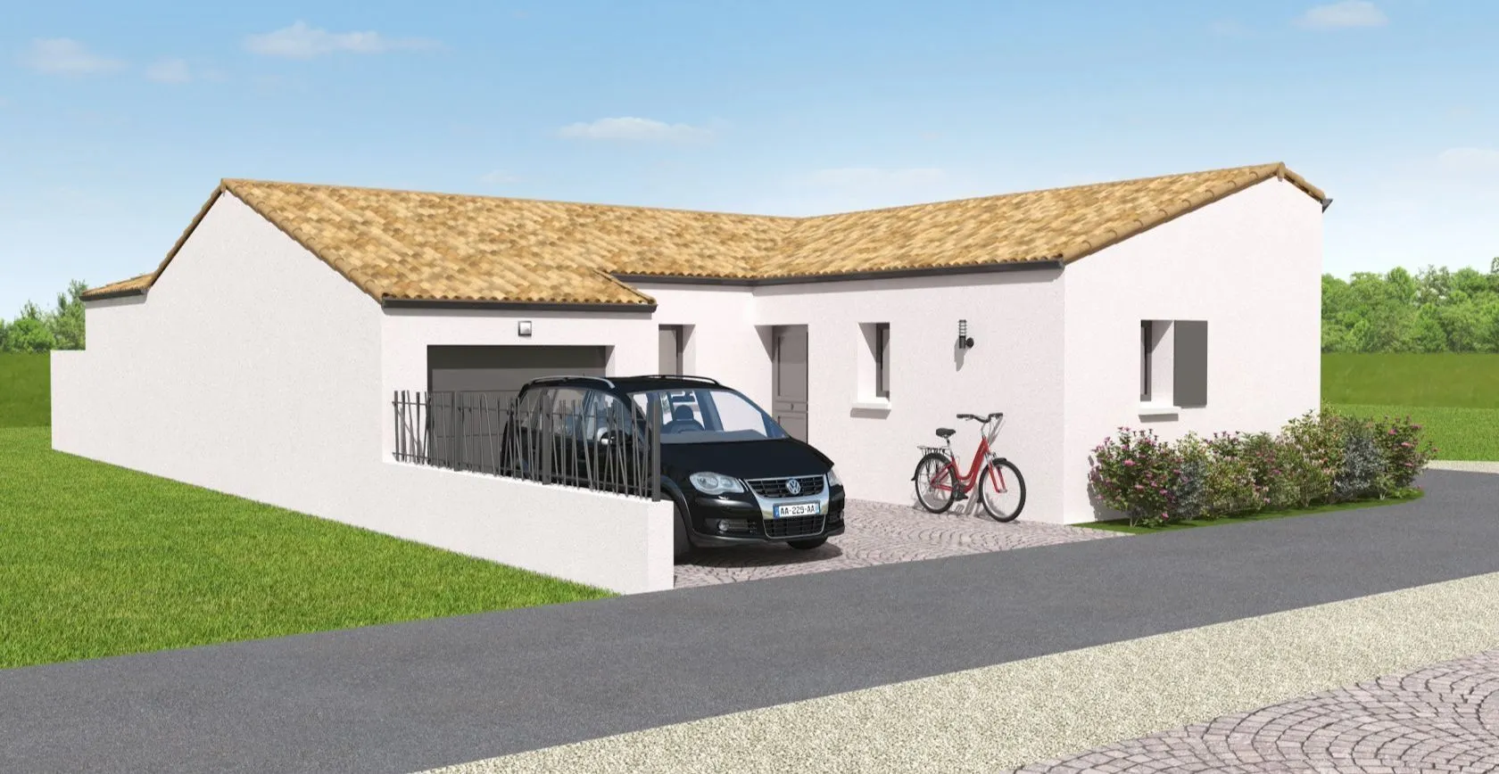 Maison neuve 95 m² à Angoulins (17690)