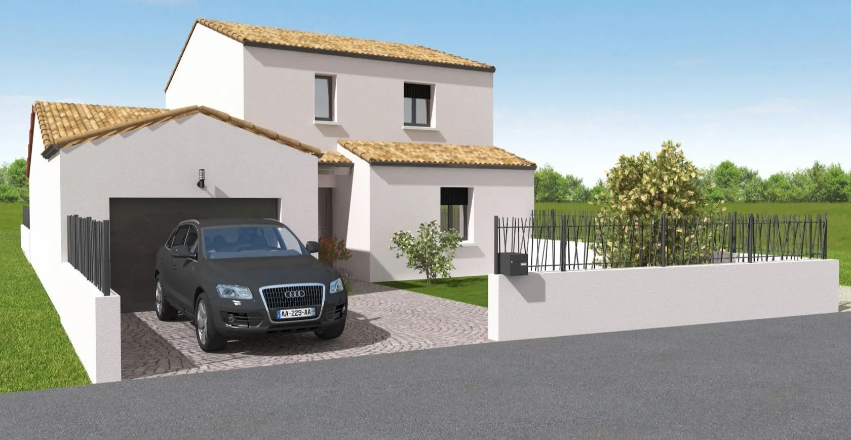 Maison neuve 109 m² à Ballon (17290)