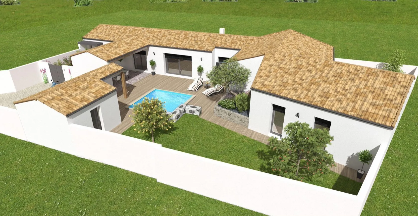 Maison neuve 135 m² à Ballon (17290)