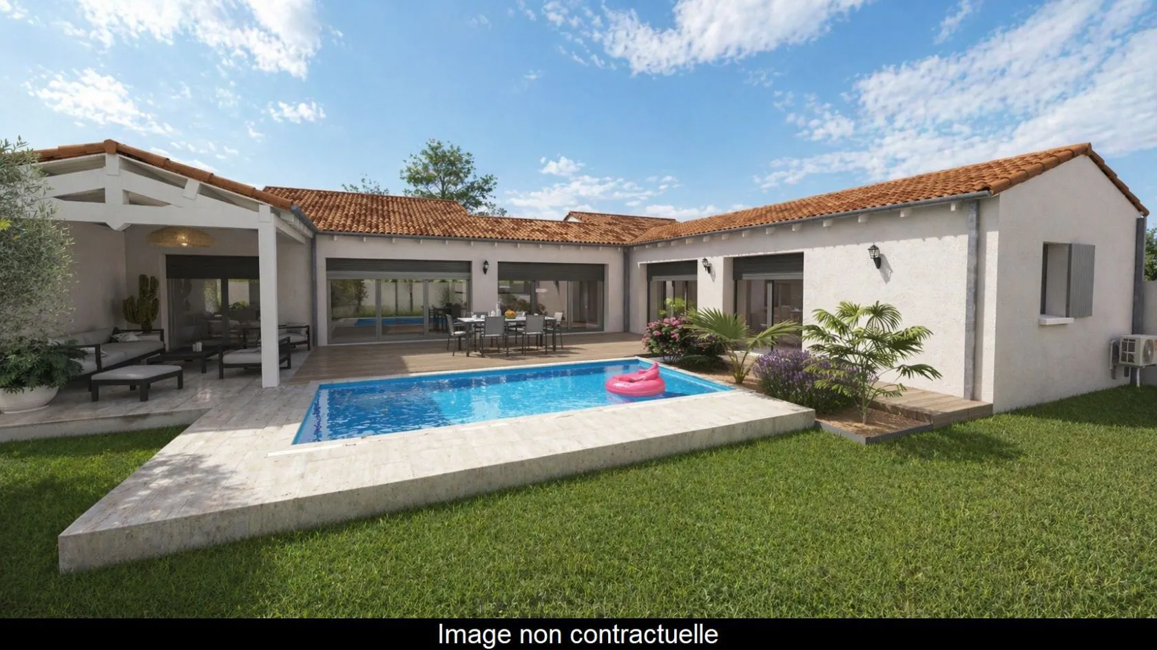 Maison neuve 130 m² à Bourgneuf (17220)