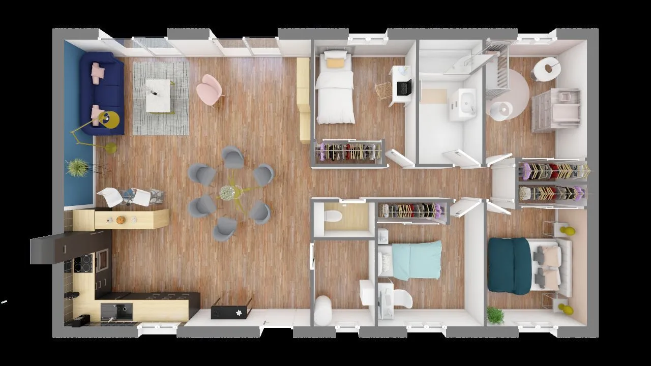 Maison neuve 105 m² à Cornillon-Confoux (13250)