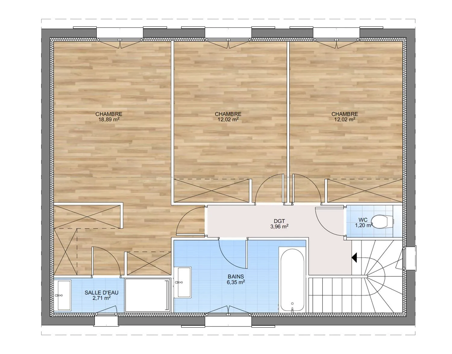 Maison neuve 120 m² à Marseille (13012)