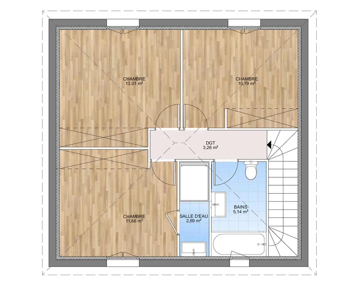 Maison neuve 105 m² à Marseille (13013)
