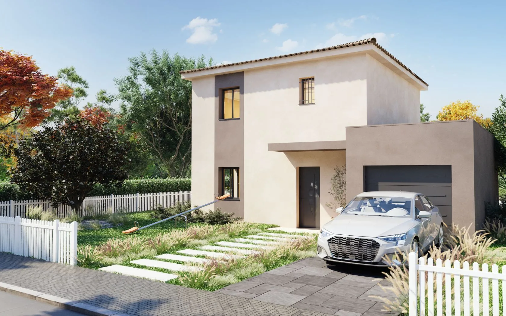 Maison neuve 95 m² à Plan-d'Aups-Sainte-Baume (83640)